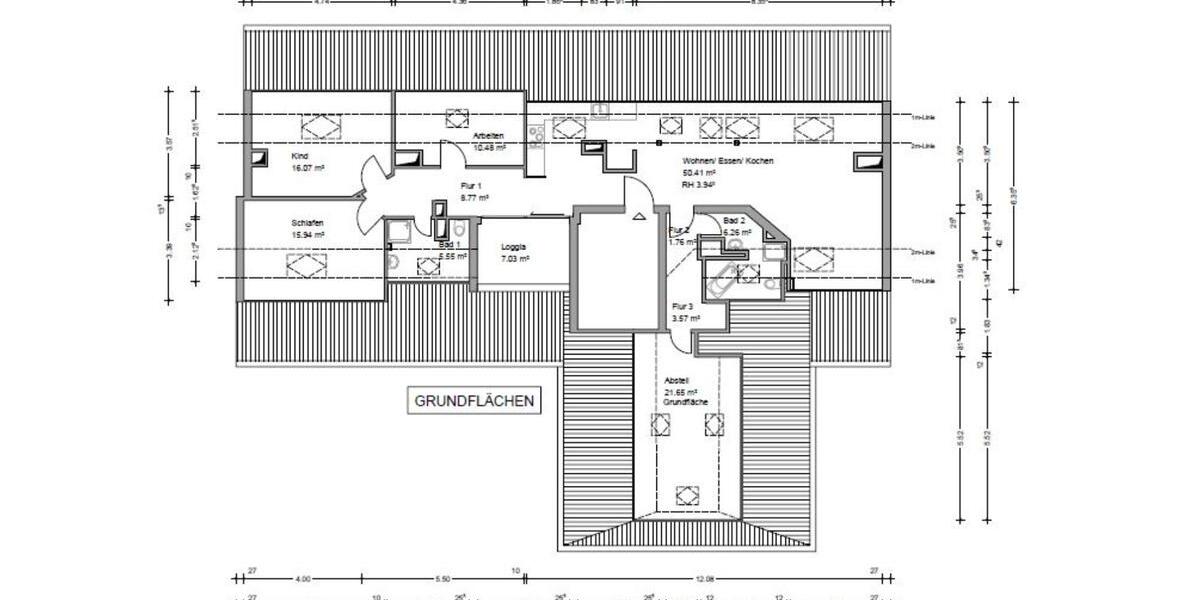 Dachgeschoßwohnung Hannover Bult - 4 Zimmer, 85 m&sup2;, 380.000&euro; | Angebot:23820904