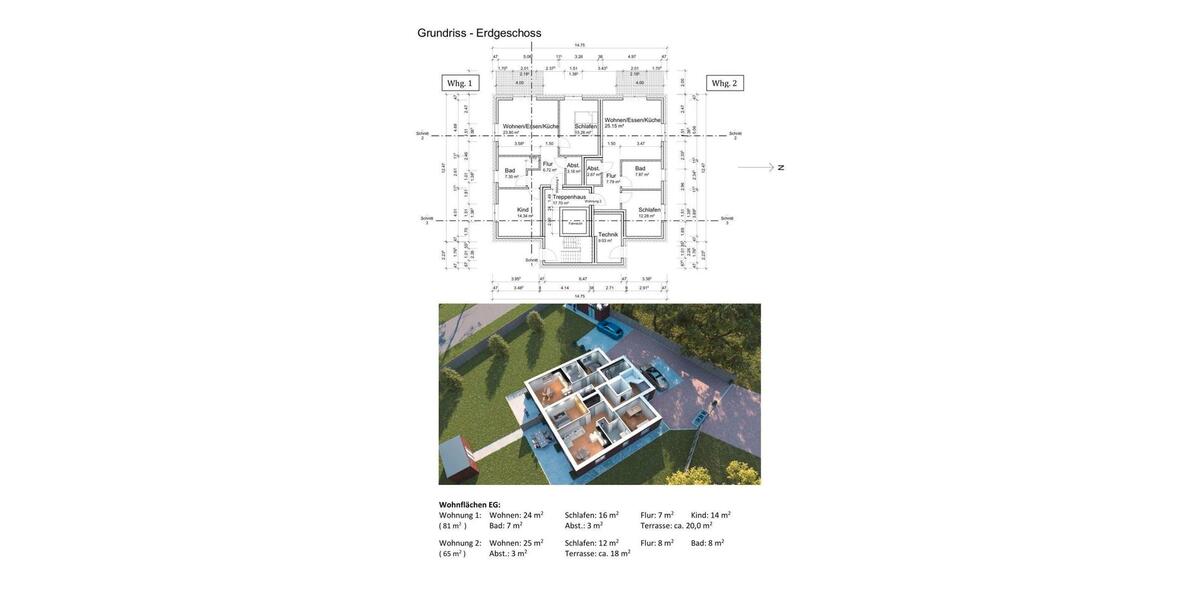 Etagenwohnung Wurster Nordseeküste - 3 Zimmer, 75 m&sup2;, 315.000&euro; | Angebot:26757547