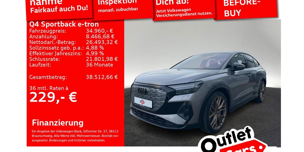 Audi Q4 e-tron 51.655 km 34.590 &euro; Senden 89250