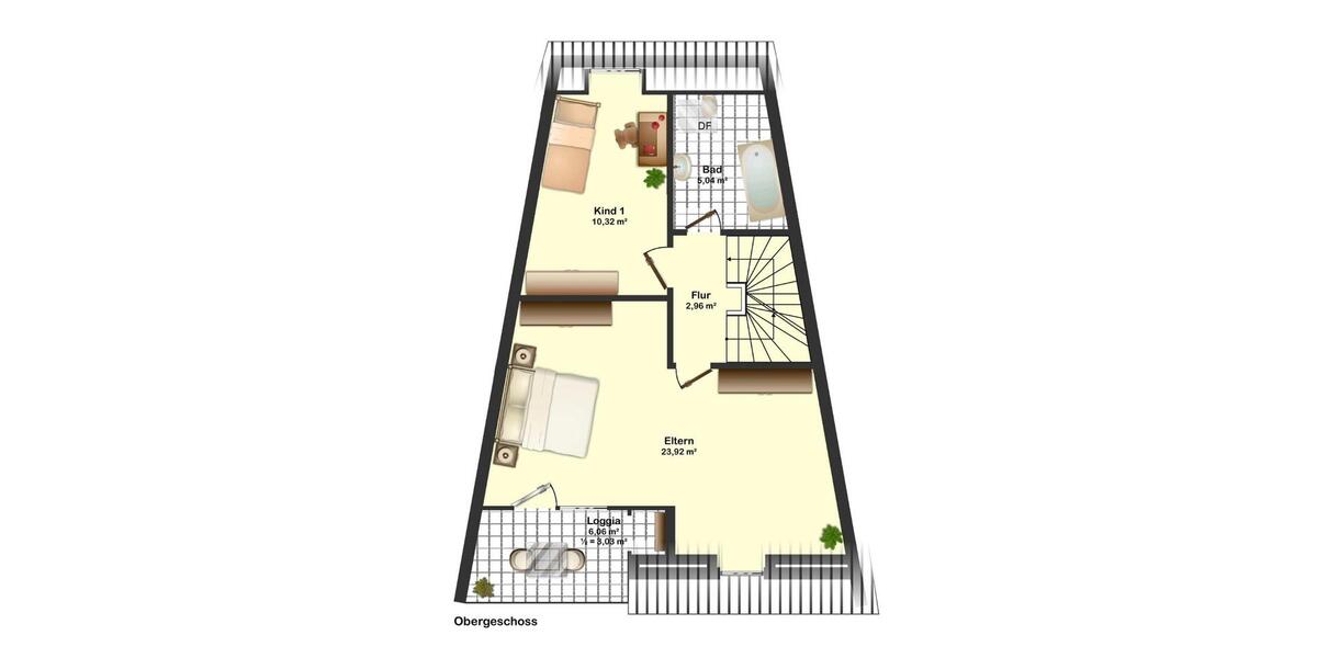 Reihenhaus Sottrum - 4 Zimmer, 117 m&sup2;, 1.399&euro; | Angebot:26269273