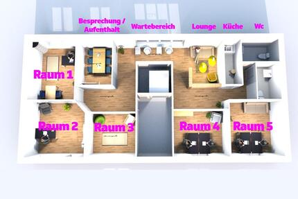 Coworking BüroPraxis in BESTLAGE in Meppener Innenstadt zimmer