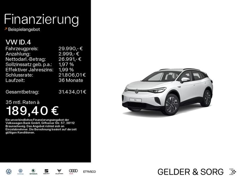 VW ID.4 35.189 km 29.990 € Sand am Main 97522