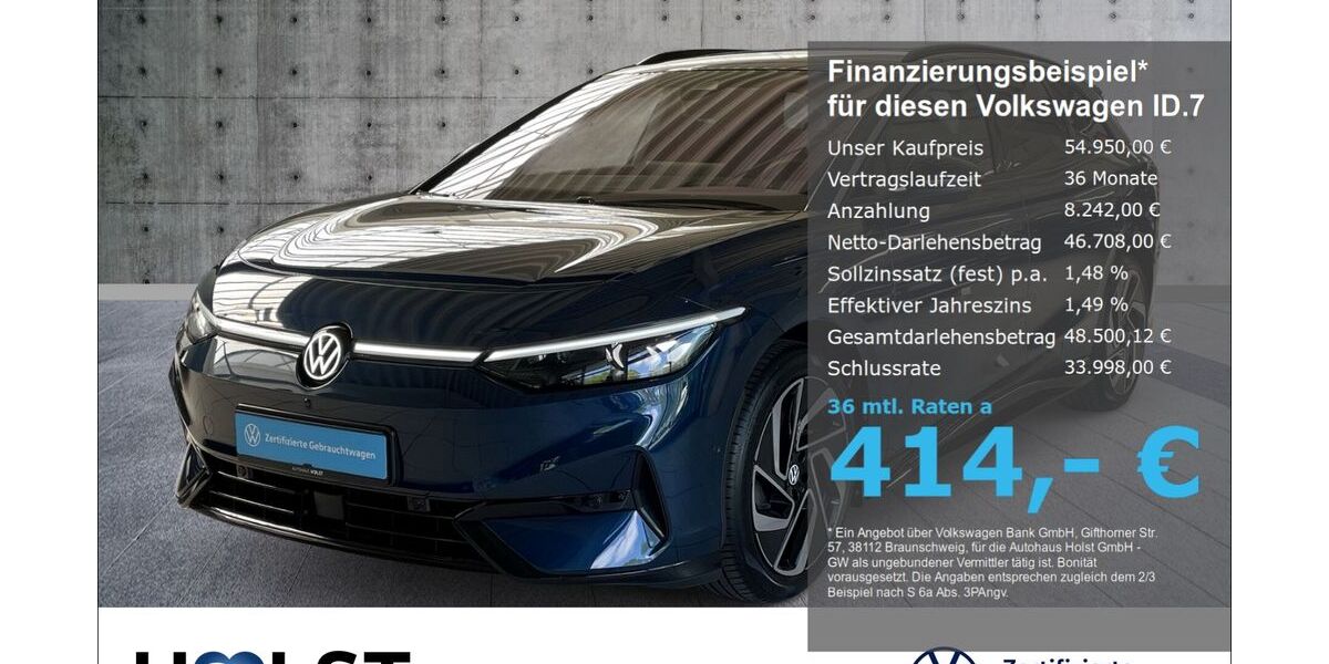 VW ID.7 11.576 km 54.950 &euro; Scheeßel 27383