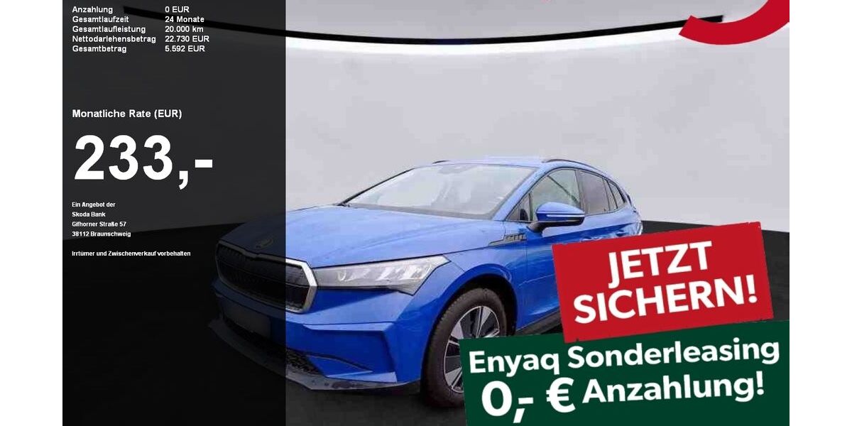 Skoda Enyaq 22.400 km 21.440 &euro; Wackersdorf 92442
