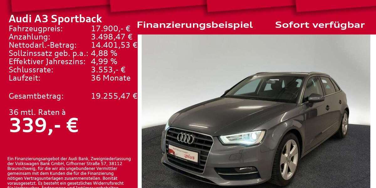 Audi A3 60.605 km 17.900 &euro; Berlin 12489