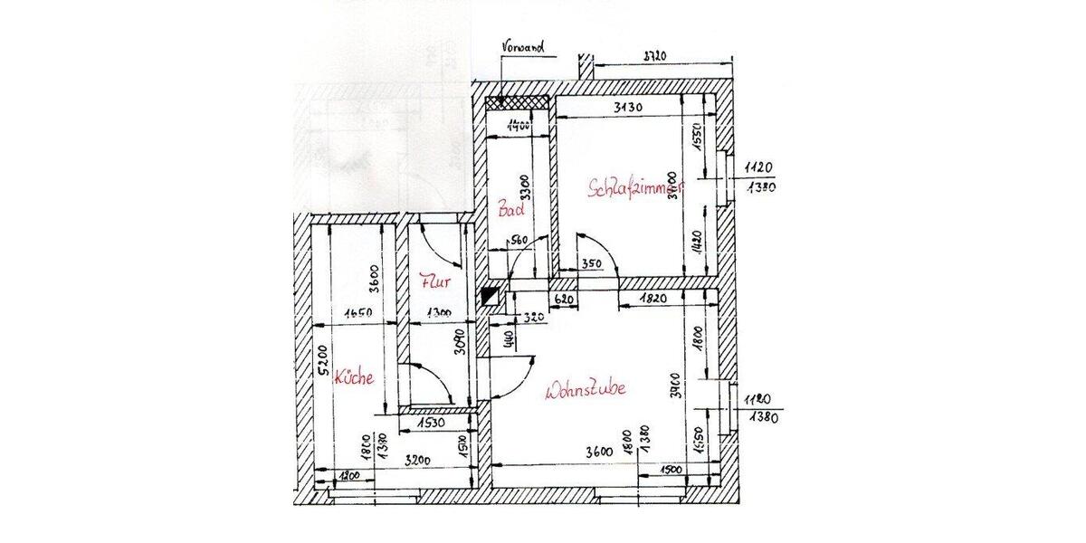 Erdgeschoßwohnung Gößnitz - 2 Zimmer, 50 m&sup2;, 250&euro; | Angebot:26407215