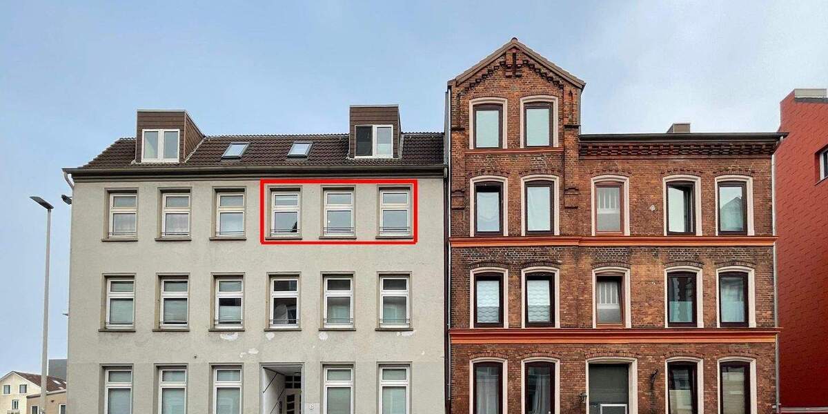 Etagenwohnung Kiel Südfriedhof - 2 Zimmer, 48 m&sup2;, 165.000&euro; | Angebot:25523376