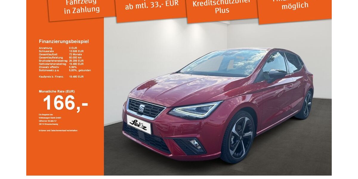 Seat Ibiza 9.500 km 19.180 &euro; Weingarten 88250