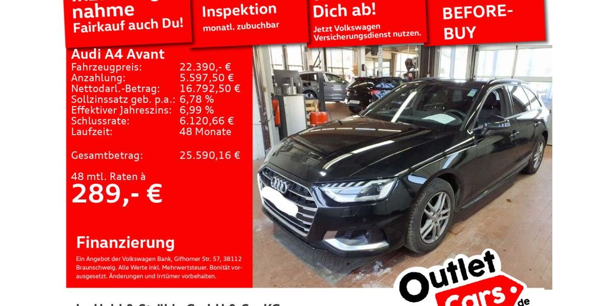 Audi A4 85.215 km 22.390 &euro; Senden 89250