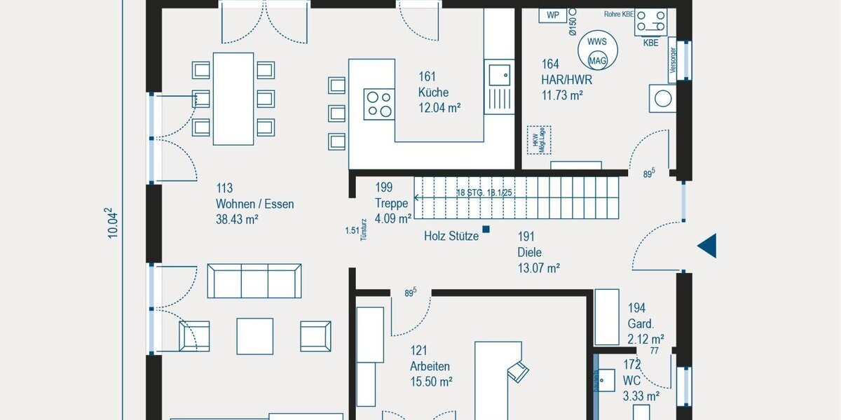 Individuell geplantes Einfamilienhaus in Dortmund - Einfamilienhaus Dortmund Grevel | Angebot:27347170