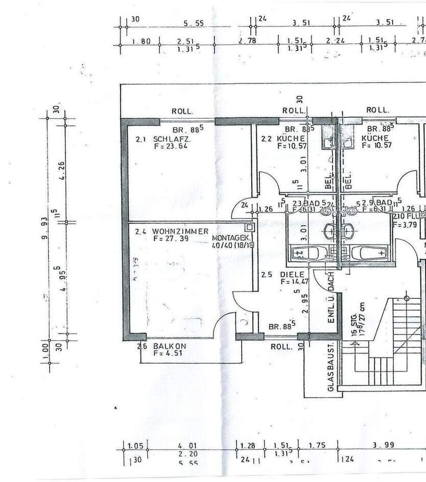 Limburgerhof - Große 2 Zimmerwohnung mit Balkon in zentraler Lage