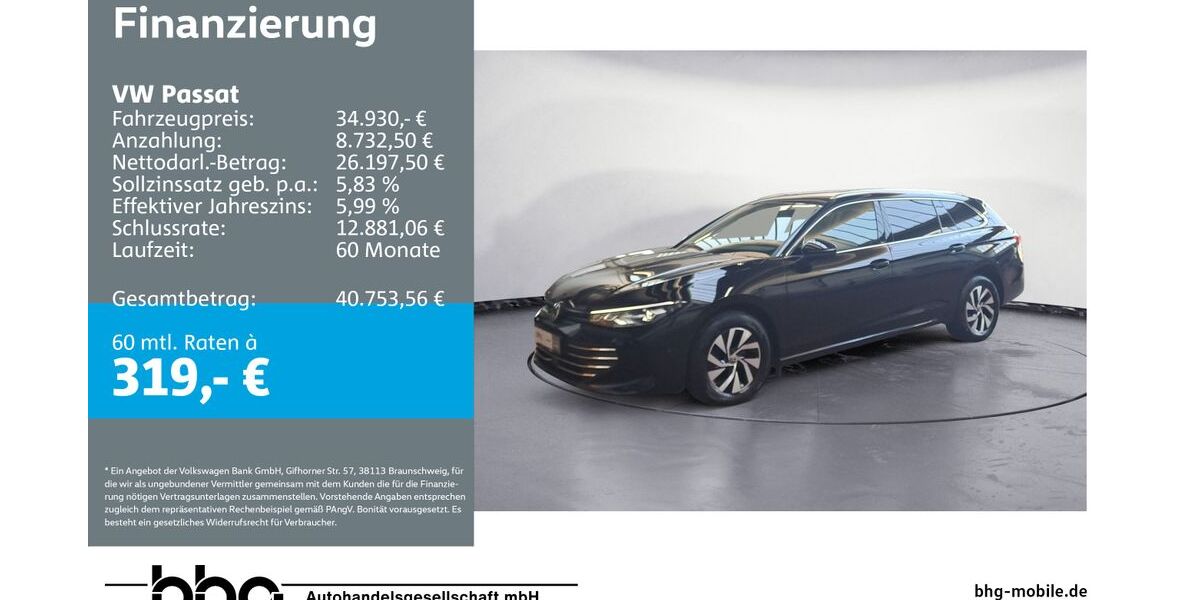 VW Passat 14.614 km 34.930 &euro; Ettlingen 76275