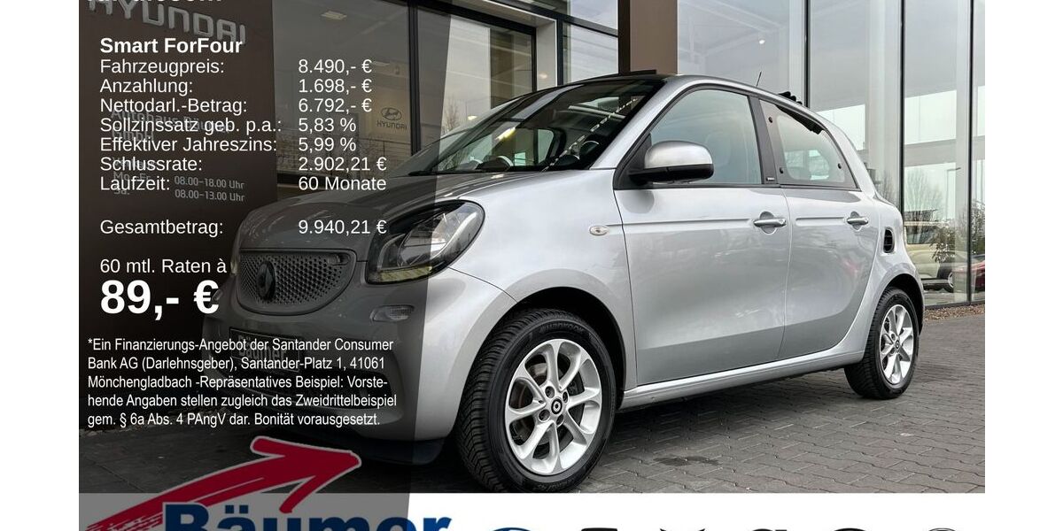 Smart ForFour 97.780 km 8.490 &euro; Ibbenbüren 49479