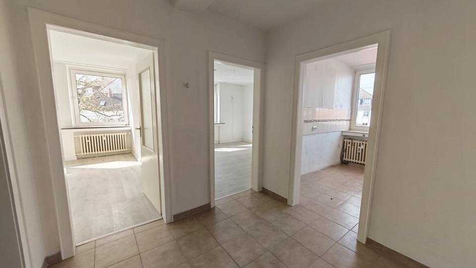 Etagenwohnung Mülheim an der Ruhr Heißen - 3 Zimmer, 70 m&sup2;, 599&euro; | Angebot:26023861