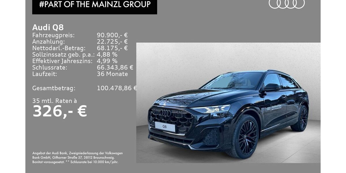 Audi Q8 9.900 km 90.900 &euro; Bad Reichenhall 83435