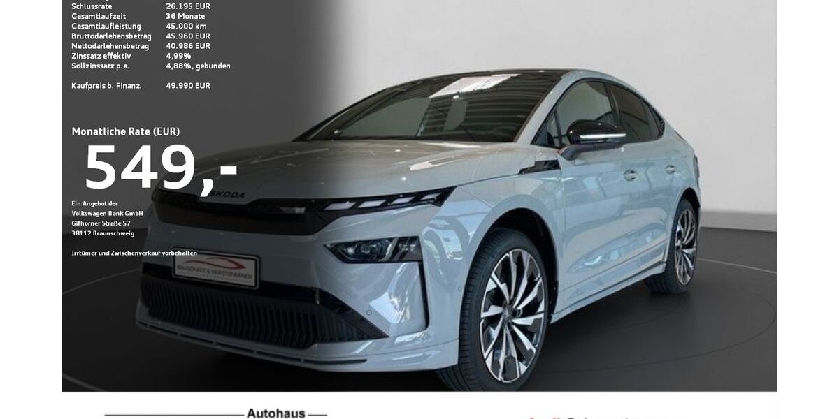 Skoda Enyaq 4.000 km 49.990 &euro; Ravensburg 88214