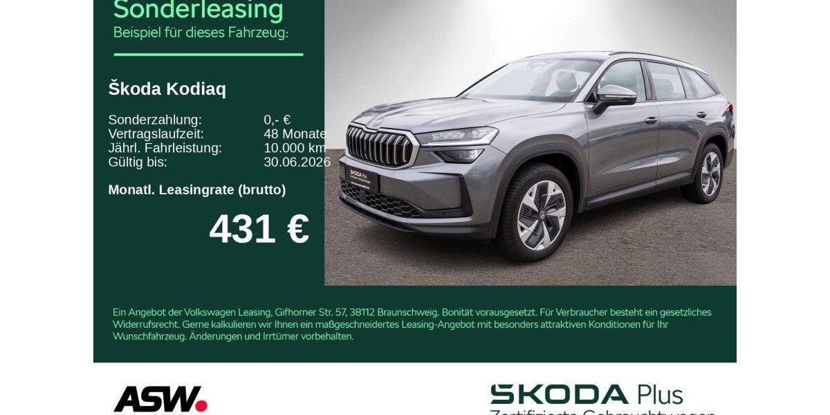 Skoda Kodiaq 27.000 km 43.790 &euro; Bad Rappenau 74906
