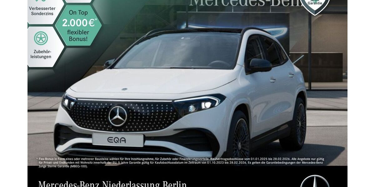 Mercedes-Benz EQA 20.838 km 40.990 € Berlin 10587