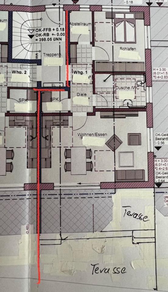 Schöne und neuwertige 2 12-Zimmer-Erdgeschoßwohnung mit EBK