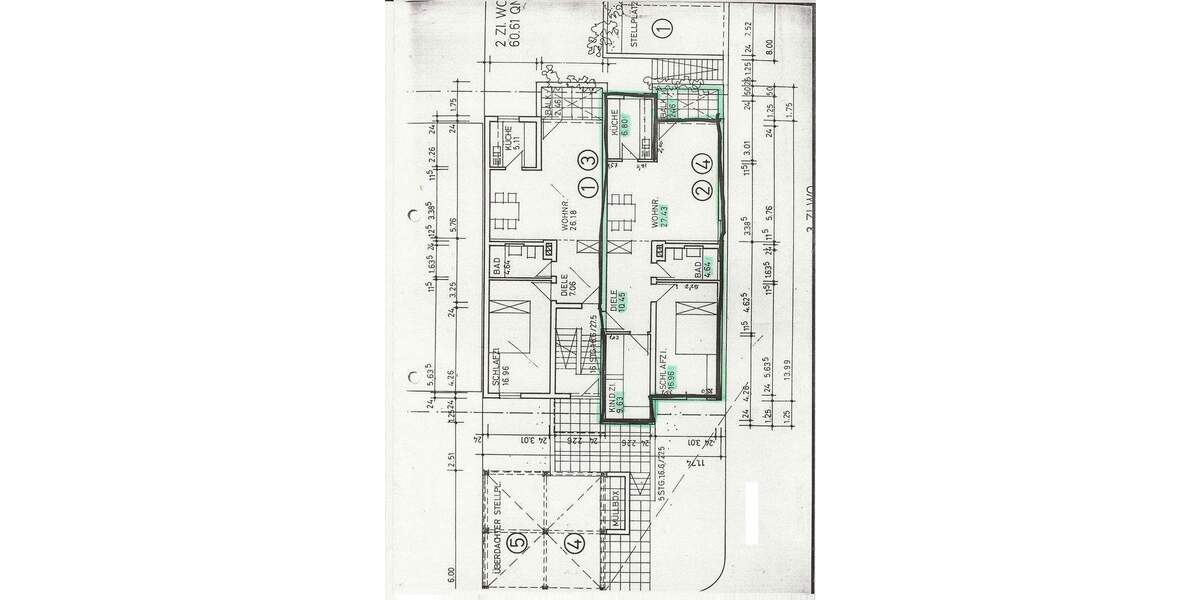 Etagenwohnung Dossenheim - 3 Zimmer, 75 m&sup2;, 300.000&euro; | Angebot:25716364