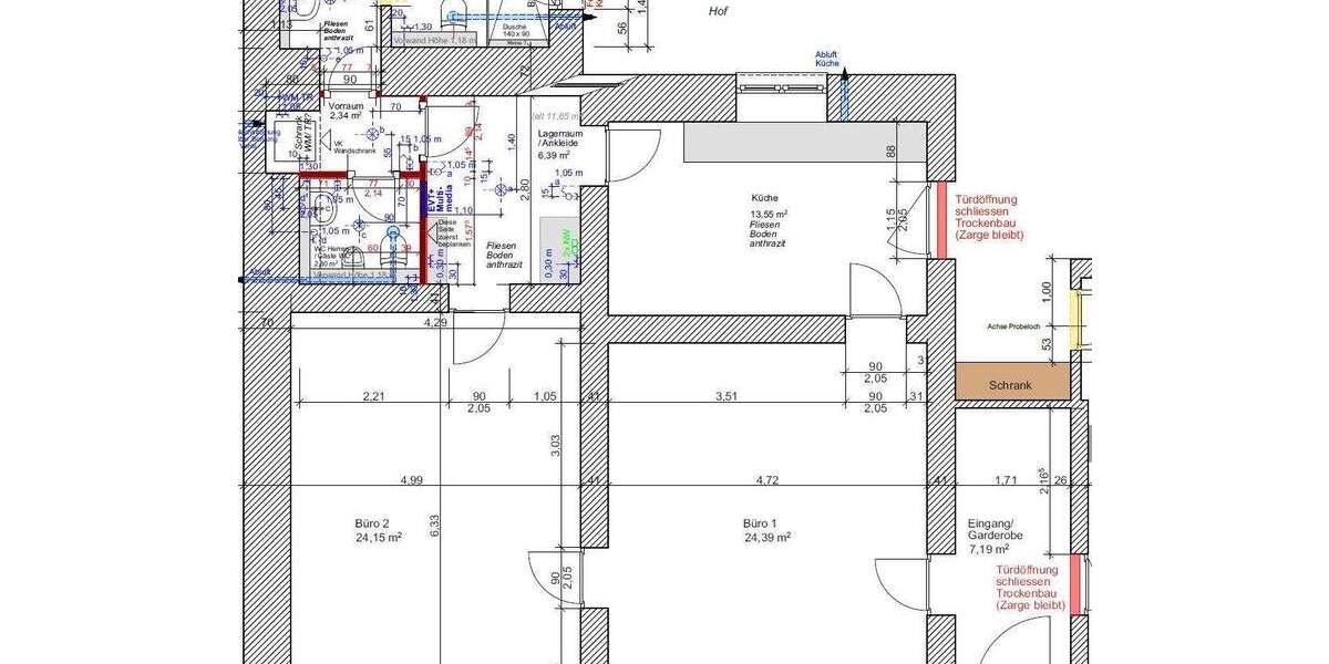 Gewerbeobjekt Breisach am Rhein Breisach - 2 Zimmer, 84 m&sup2;, 1.100&euro; | Angebot:25666472