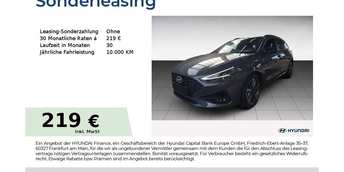 Hyundai i30 14.459 km 21.850 &euro; Fürth 90763