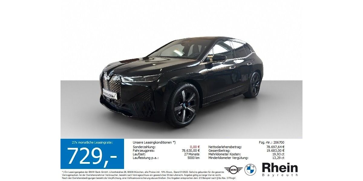 BMW iX 21.799 km 73.920 &euro; Bayreuth 95447