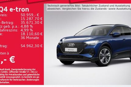 Audi Q4 e-tron 12.573 km 50.959 € Eching 85386