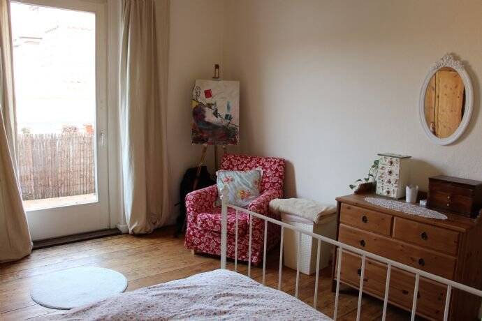 Schöne Wohnung in der Oststadt mit Dielen und Balkon 3 zimmer