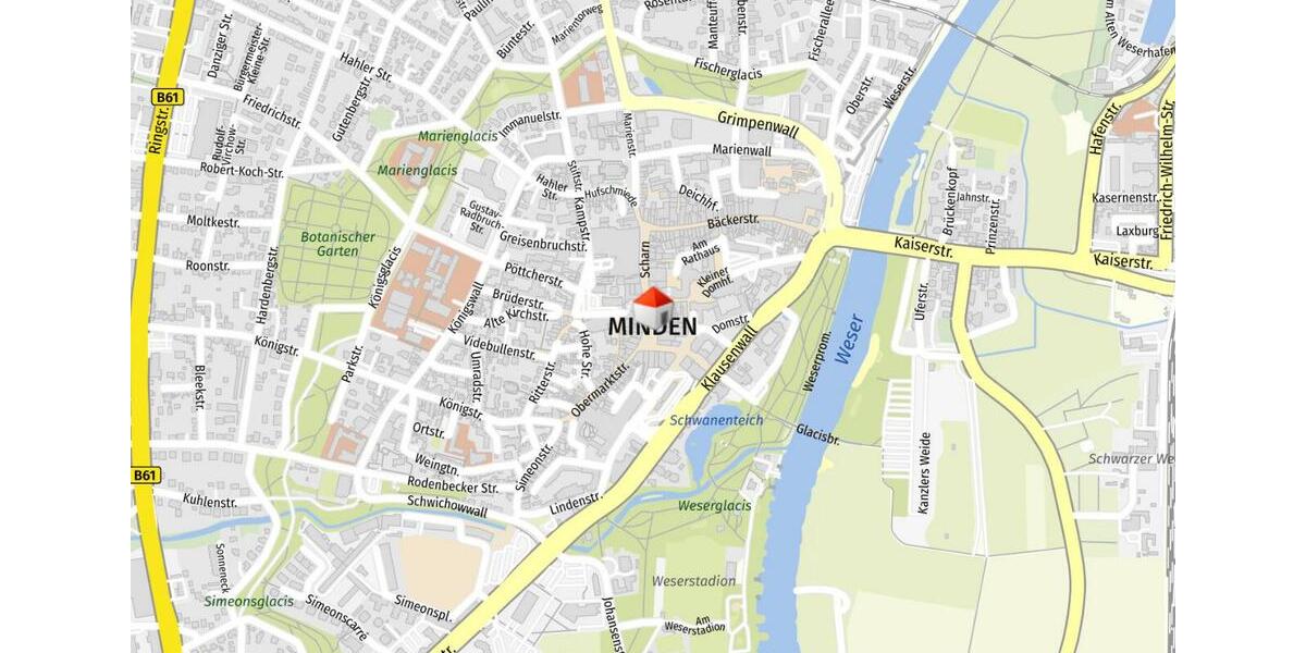 kleine Dachgeschosswohnung in Minden mit Balkon zum 01.03.26 zu vermieten 2 zimmer