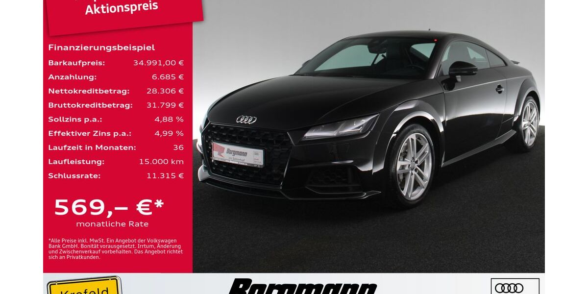 Audi TT 54.750 km 33.992 &euro; Krefeld 47803
