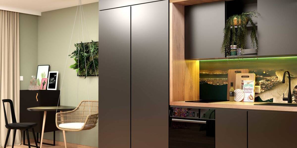 Moderner Lifestyle - Hochwertig und komplett möbliertes Apartment 1 zimmer