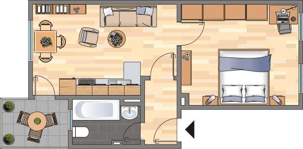 Wohnung zum Mieten in Dortmund 339 € 35.09 m²