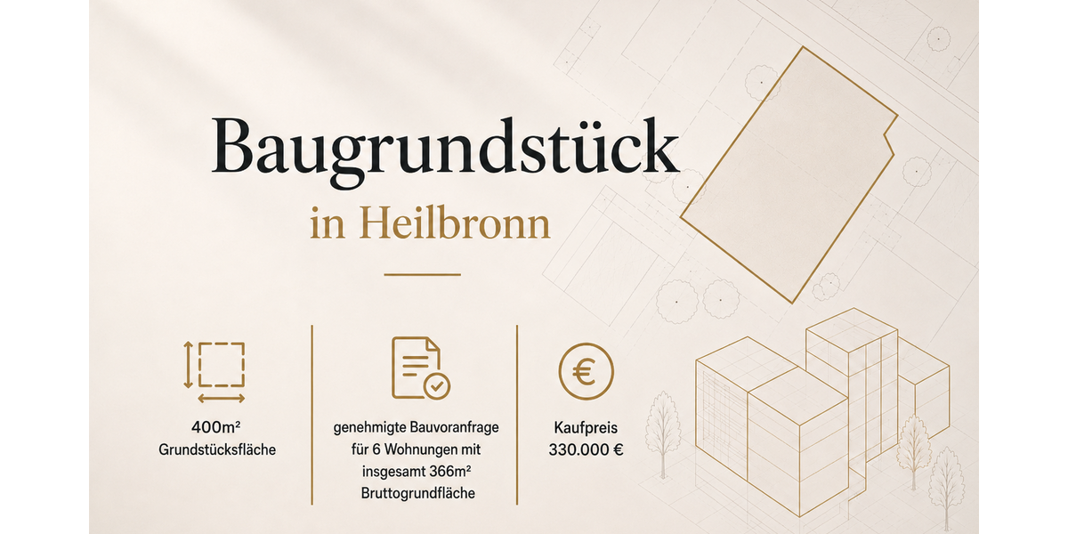 Grundstück Heilbronn - 330.000&euro; | Angebot:27113361