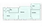 Etagenwohnung Felsberg - 3 Zimmer, 53 m&sup2;, 465&euro; | Angebot:26605097