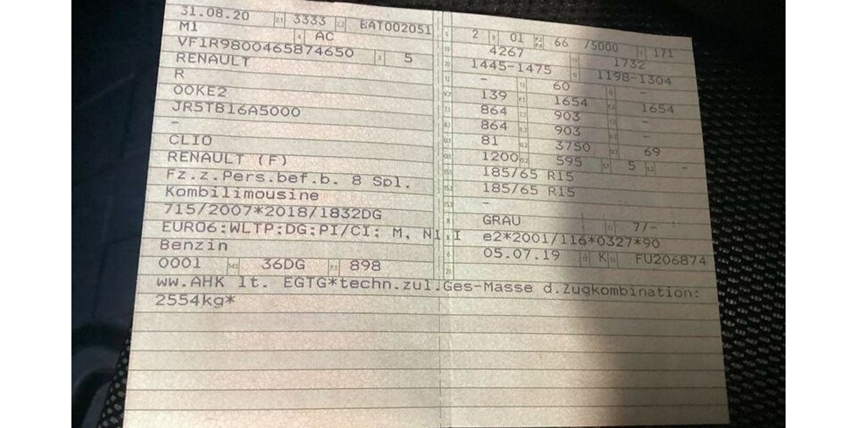 Renault Clio GT Bose Klima Navi 21.tkm ServNeu GARANTIE 21.000 km 12.900 &euro; Erftstadt 50374