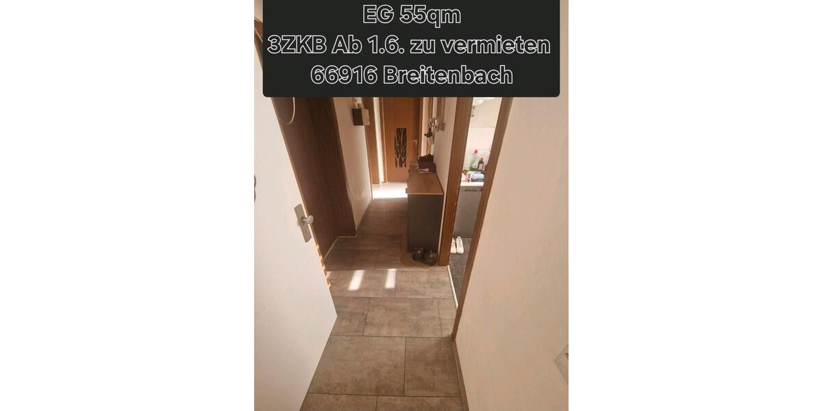 Erdgeschoßwohnung Ottweiler - 3 Zimmer, 55 m&sup2;, 650&euro; | Angebot:26351505