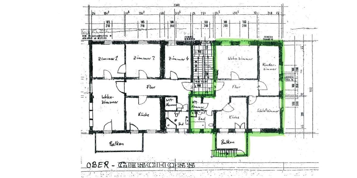Etagenwohnung Blankenburg (Harz) - 3 Zimmer, 87 m&sup2;, 790&euro; | Angebot:26316073