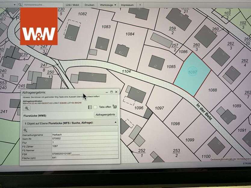 Grundstück zu verkaufen in Harbach 30.000 € 641 m²