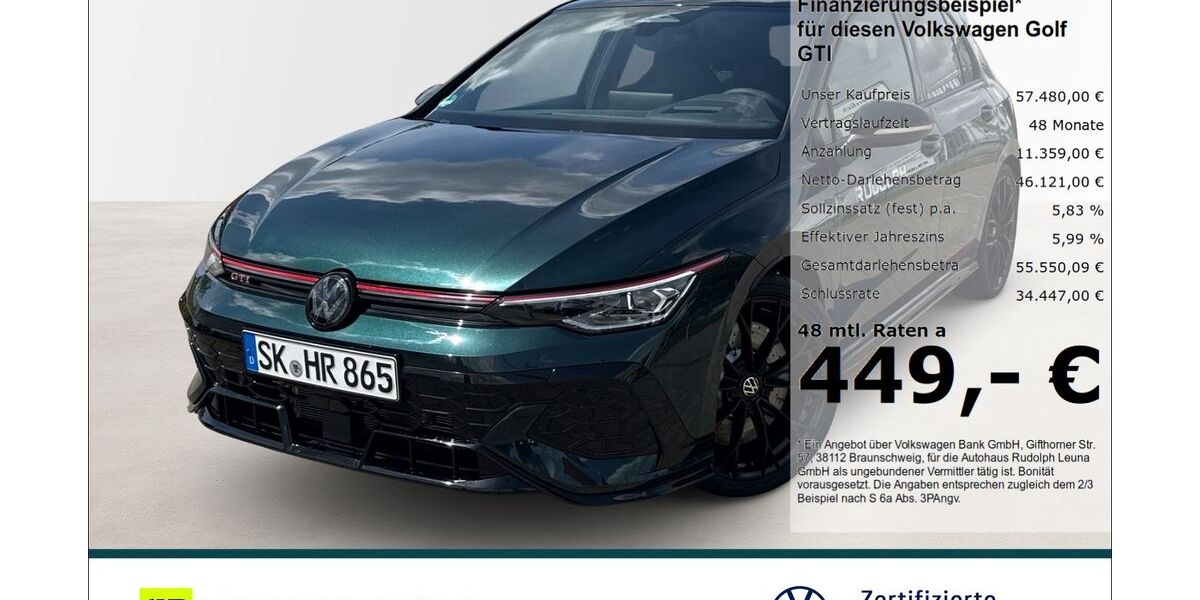 VW Golf 6.000 km 57.480 &euro; Leuna 06237
