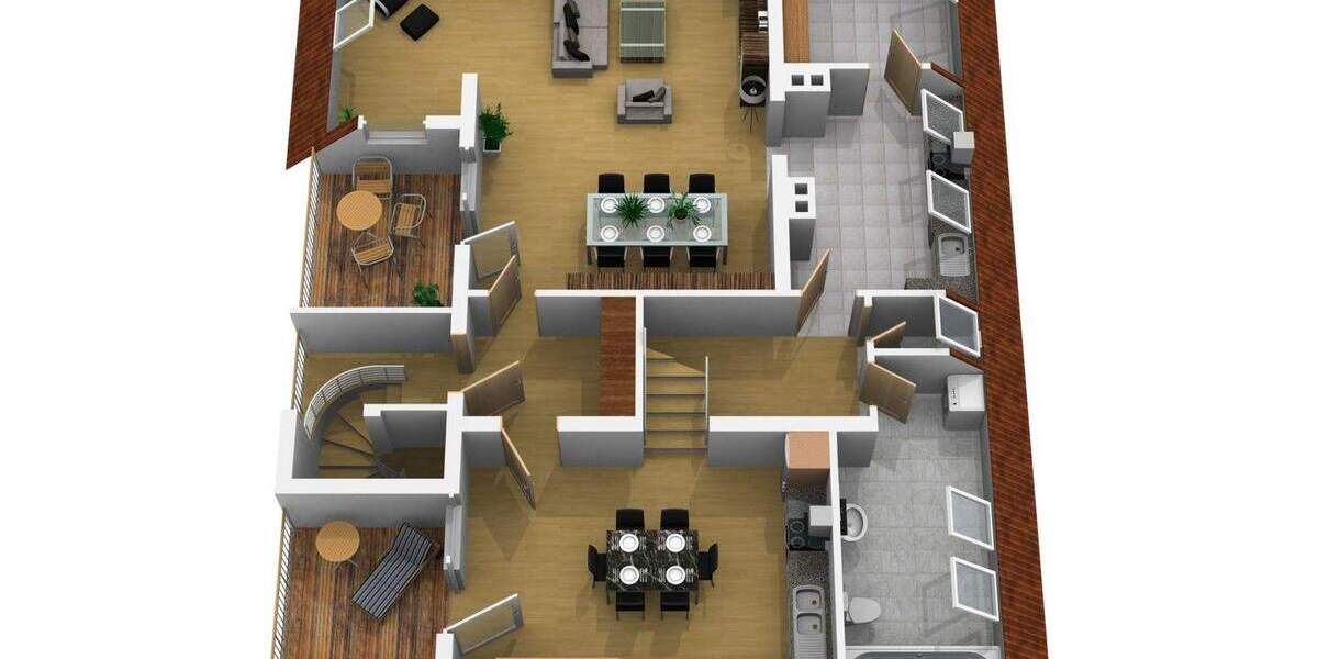 Lichtdurchflutete Wohnung mit viel Platz (zus. im DG) und Sonnenloggien 4 zimmer