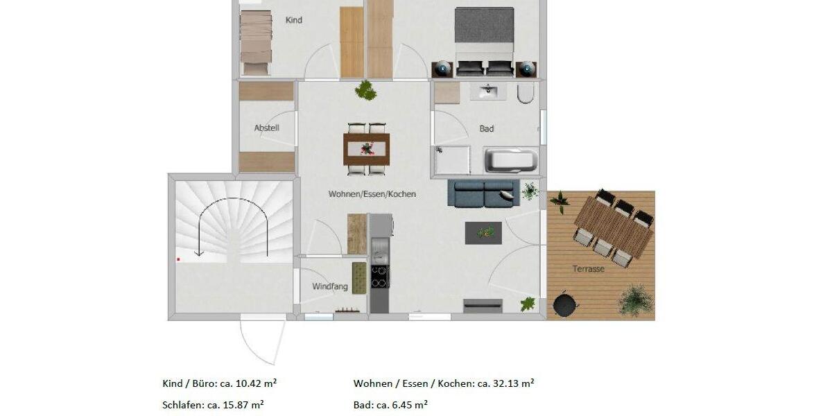 Erdgeschoßwohnung Schönberg - 3 Zimmer, 75 m&sup2;, 279.000&euro; | Angebot:26480619