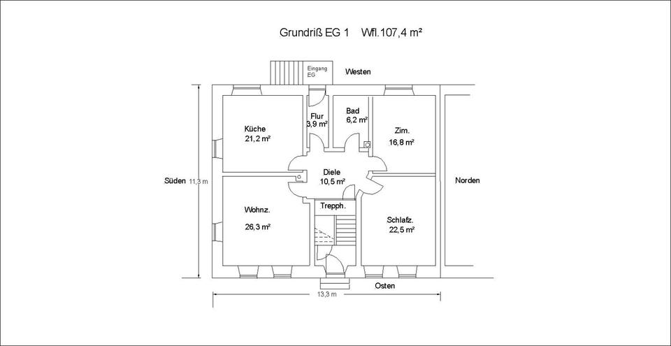 Erdgeschoßwohnung Hirschau - 3 Zimmer, 640&euro; | Angebot:23009577
