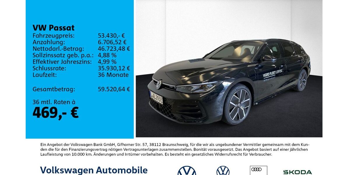 VW Passat 21.000 km 53.430 &euro; Leipzig 04178