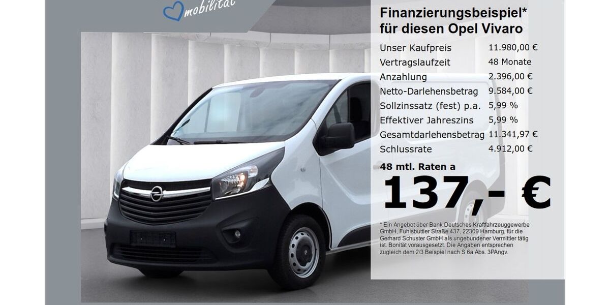 Opel Vivaro 122.936 km 11.980 &euro; Ruhstorf 94099