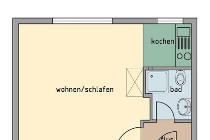 Wohnung Paderborn Univiertel - 1 Zimmer, 27 m&sup2;, 360&euro; | Angebot:26364755