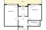 Etagenwohnung Ingolstadt Friedrichshofen-Hollerstauden - 3 Zimmer, 58 m&sup2;, 650&euro; | Angebot:25564185