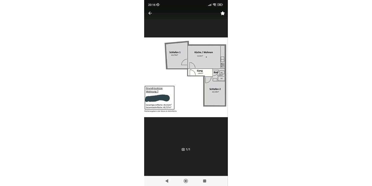 Dachgeschoßwohnung Schillingsfürst - 2 Zimmer, 40 m&sup2;, 540&euro; | Angebot:26631634