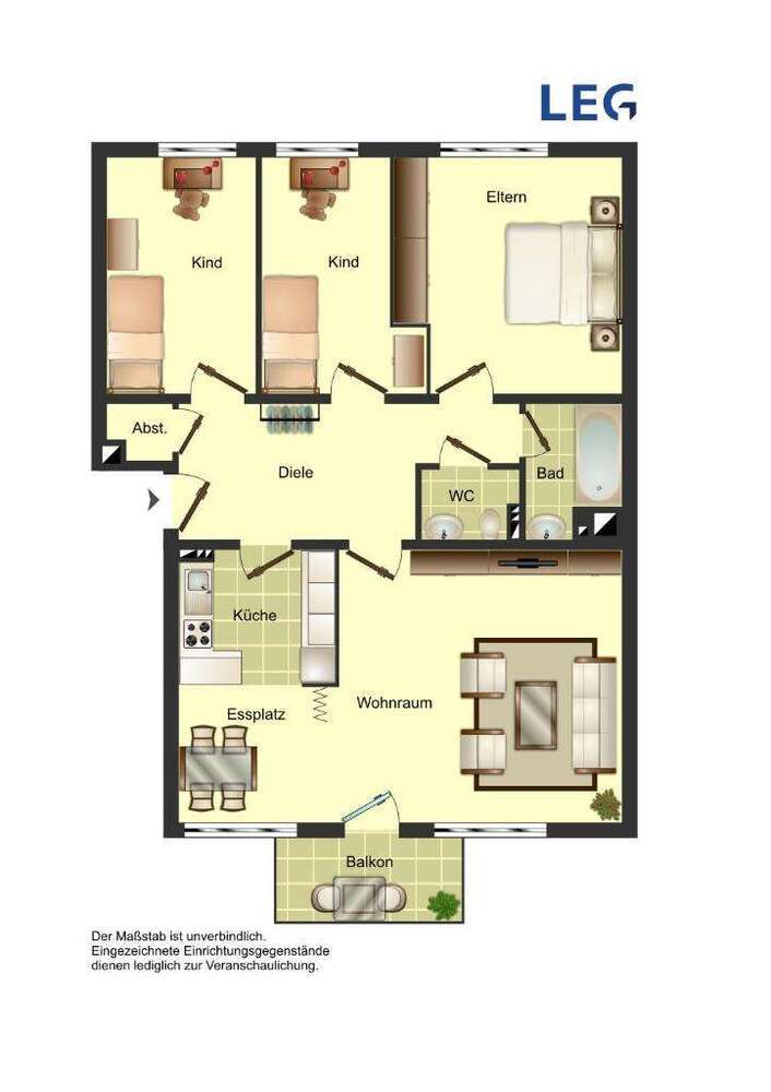 Wohnung zum Mieten in Minden 619 € 84 m²