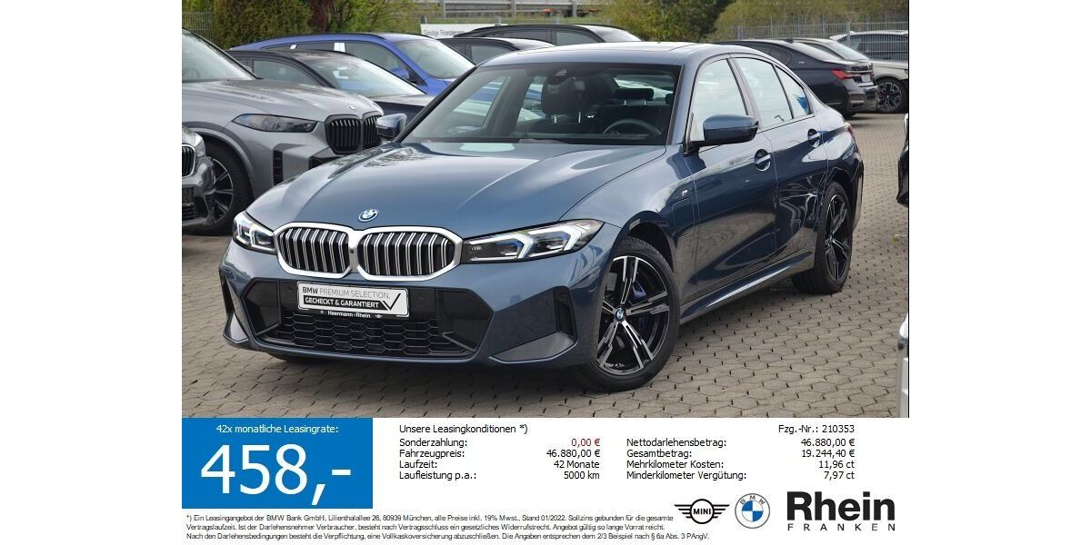 BMW 330 22.657 km 46.840 &euro; Lauf an der Pegnitz 91207